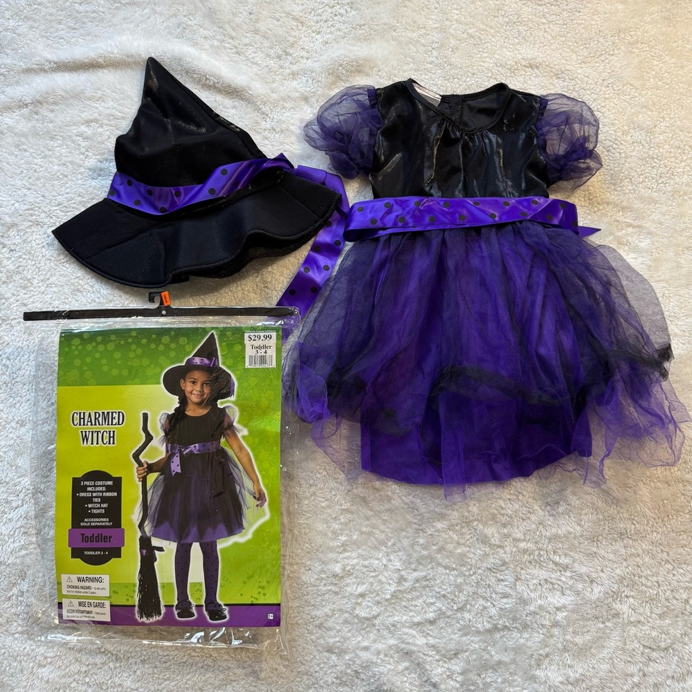Charmed Witch Toddler Costume (Purple) Size 3-4